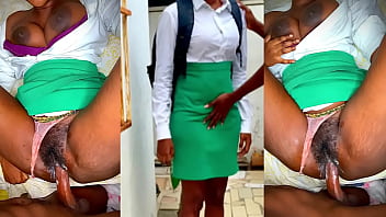 В­ђ 18y student in uniform visited boyfriend with hairy pussy during class hours( Full video on Xred)