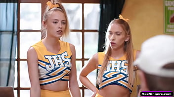 SexSinners.com - Cheerleaders rimmed and booty-fucked by coach