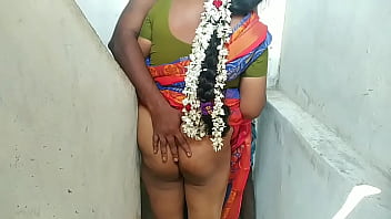 Tamil aunty lengthy hair hump with subjugated guy