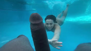 Underwater Orgy First-timer Nubile Kicked By Hefty Dark-hued cock Hefty Dark-hued Man-meat
