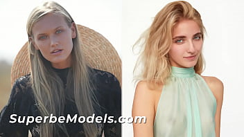 SUPERBE MODELS - (Dasha Elin, Bella Luz) - Platinum-blonde COMPILATION! Uber-sexy Models Unclothe Leisurely And Display Their Flawless Figures Only For You