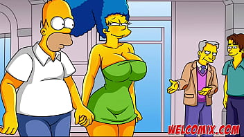 The greatest Cougar in town! The Simptoons, Simpsons anime porn